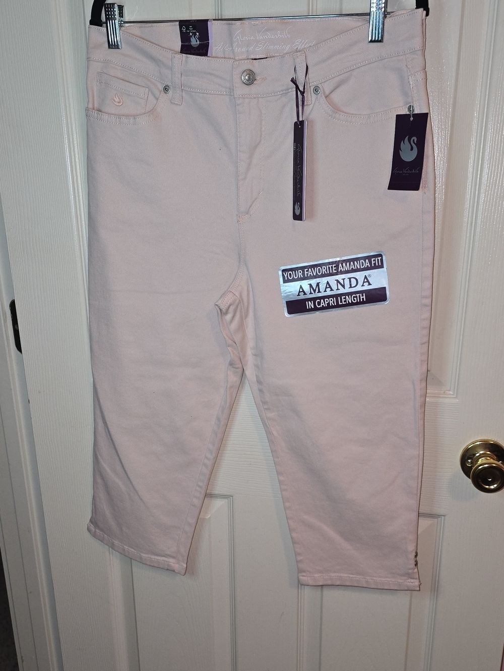 Gloria Vanderbilt Jeans in Pale Blush